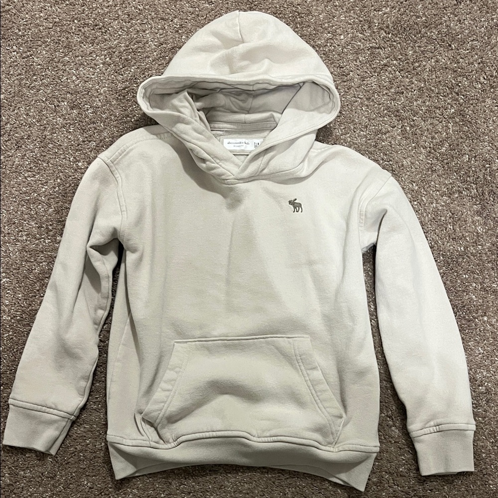 Abercrombie kids Cream Hoodie